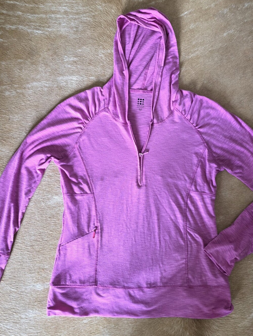 Title Nine Half Zip Lightweight Hoodie Medium